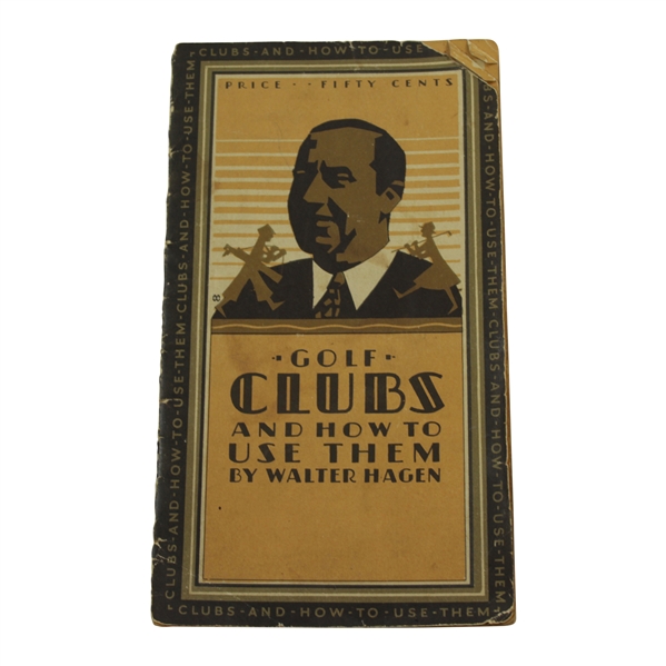 1929 Golf Clubs and How To Use Them Booklet by Waltern Hagen