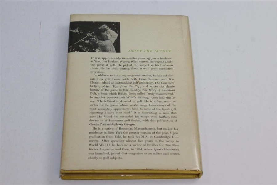 On the Tour with Harry Sprague' 1960 Book by Herbert Warren Wind in Dustjacket