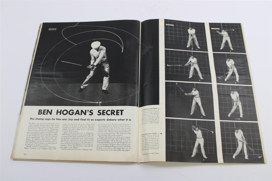 1954 Life Magazine 'Ben Hogan's Secret: A Debate - April 5th