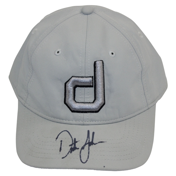 Dustin Johnson Signed Stone DJ Logo Hat - Unused with Tags JSA ALOA