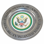 The Great Seal of The United States of America Pewter Plate 