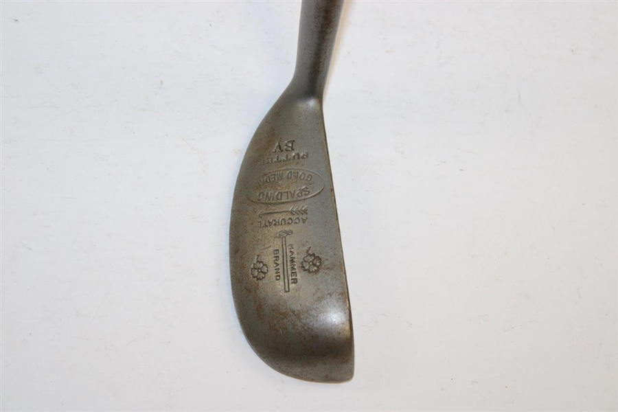 Spalding Gold Medal Accurate Hammer Brand Putter BV with Shaft Stamp