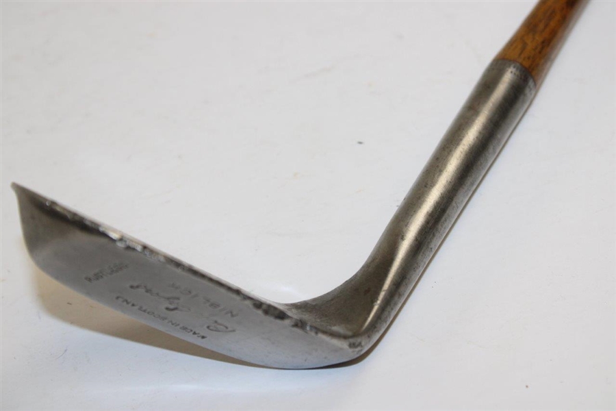 Ben Sayers Rustless Made in Scotland Niblick with Shaft Stamp