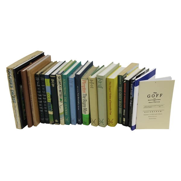 Nineteen (19) Various Golf Books