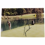 Tiger Woods Signed Original 1997 Masters Augusta Practice Rd Chipping Photo - April 8th JSA ALOA