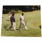 Tiger Woods & Butch Harmon Signed Original 1997 Masters Practice Rd Photo - April 8th JSA ALOA