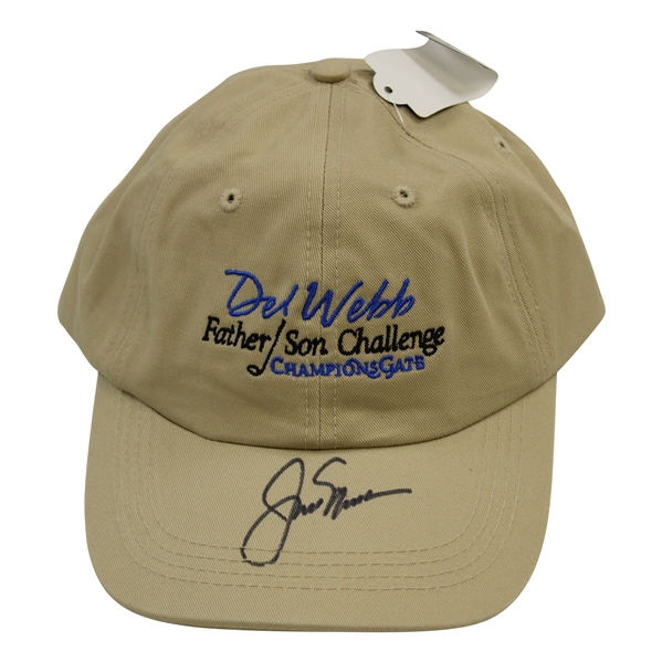 Jack Nicklaus Signed Del Webb Father/Son Challenge at Champions Gate Hat JSA #P17376