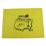 Ben Crenshaw Signed 2003 Masters Tournament Embroidered Flag JSA ALOA