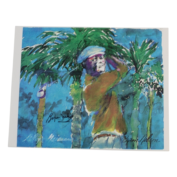 Byron Nelson Signed LeRoy Neiman Byron Nelson Print JSA ALOA