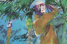 Byron Nelson Signed LeRoy Neiman 'Byron Nelson' Print JSA ALOA