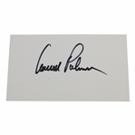 Arnold Palmer Signed 3x5 Index Card JSA ALOA