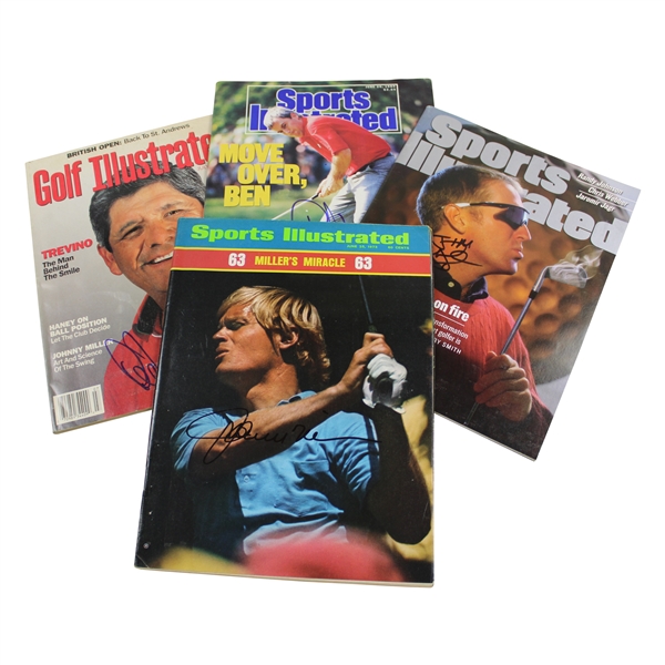 Miller, Strange, Duval & Trevino Signed Magazines - Golf Illustrated & Sports Illustrated JSA ALOA