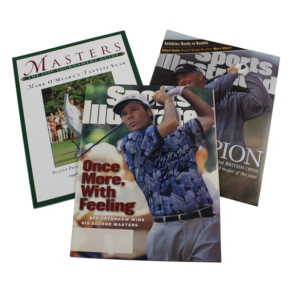 Ben Crenshaw & Mark OMeara (x2) Signed Magazines - Sports Illustrated & Masters JSA ALOA