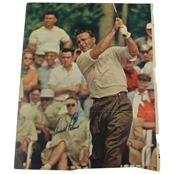Arnold Palmer Signed Magazine Page JSA ALOA