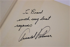 Arnold Palmer Signed Arnie Golf Book To Brad JSA ALOA