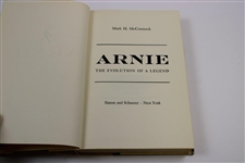 Arnold Palmer Signed Arnie Golf Book To Brad JSA ALOA