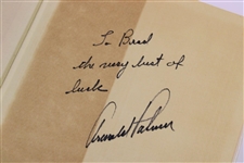 Arnold Palmer Signed Go For Broke Book To Brad JSA ALOA