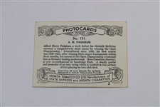 A. H. Padgham Ardath Tobacco Co. Photocards Card No. 151