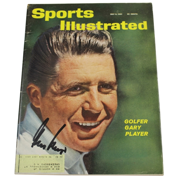 Gary Player Signed Sports Illustrated Magazine - May 8th 1961 JSA ALOA