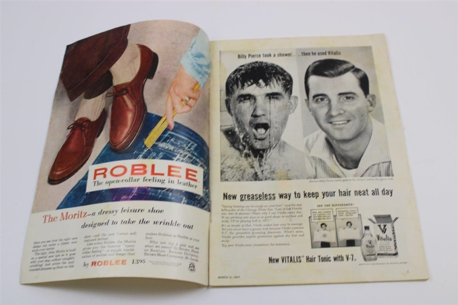 1957 Sports Illustrated Magazine Featuring Ben Hogan Modern Fundamentals - March 11th 
