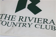 Hale Irwin Signed 1998 U.S Senior Open At The Riviera Country Club Embroidered Flag JSA ALOA