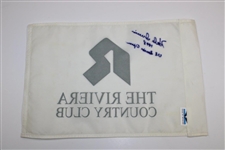 Hale Irwin Signed 1998 U.S Senior Open At The Riviera Country Club Embroidered Flag JSA ALOA