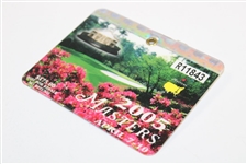 2005 Masters Tournament SERIES Badge #R11843 - Tiger Woods Winner