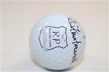 Dow Finsterwald Signed Rancho Park Logo Golf Ball - Site of 1960 LA Open Win JSA ALOA