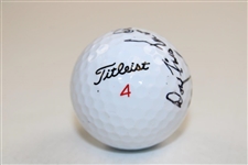Dow Finsterwald Signed Indianapolis Speedway Logo Golf Ball - Site of '63 500 Festival Open Win JSA ALOA