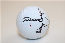 Billy Casper Signed Indianapolis Speedway Logo Golf Ball - Site of (3) 500 Festival Open Wins JSA ALOA