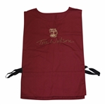 Tom Watson Signed Turnberry Scotland Maroon Course Caddy Bib JSA ALOA