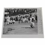 Jack Nicklaus Signed 1962 Seattle Worlds Fair Open Photo JSA ALOA