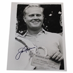Jack Nicklaus Signed 1967 Westchester Golf Classic Photo JSA ALOA