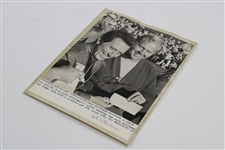 Jack Nicklaus Signed 1969 Andy Williams San Diego Open Invitational Photo JSA ALOA