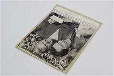 Jack Nicklaus Signed 1969 Andy Williams San Diego Open Invitational Photo JSA ALOA