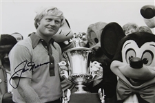 Jack Nicklaus Signed 1971 Walt Disney World Open Invitational Photo JSA ALOA