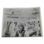 Jack Nicklaus Signed 1974 Hawaiian Open Championship Photo JSA ALOA