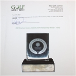 2001 American Century Championship Winner’s Trophy Won by Dan Quinn
