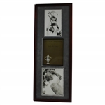 Jack Nicklaus 1975 PGA Championship at Firestone CC Cherry Wood Golf Display