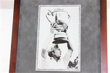 Jack Nicklaus 1975 PGA Championship at Firestone CC Cherry Wood Golf Display