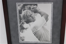 Jack Nicklaus 1975 PGA Championship at Firestone CC Cherry Wood Golf Display