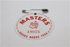 1964 Masters Tournament SERIES Badge #19076