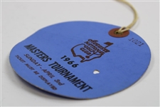 1966 Masters Tournament Sunday Practice Rd Ticket #1021 - Jack Nicklaus Winner