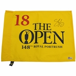 Shane Lowry Signed 2019 Open Championship Flag Beckett #BF13439