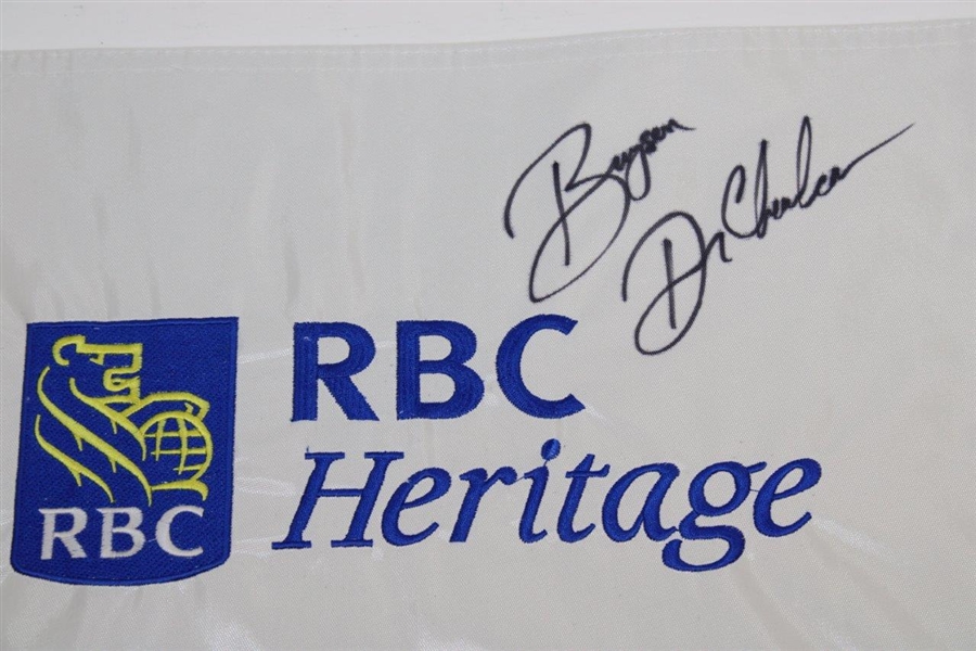 Bryson Dechambeau Signed RBC Heritage Flag JSA ALOA