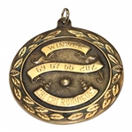 Champion Chi-Chi Rodriguez's 1986 United Virginia Bank Seniors 10k Gold Winner's Medal