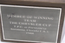 Chi Chi Rodriguez's 1988 The Chrysler Cup at T.P.C. Winning Team Member Trophy