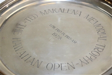 Chi Chi Rodriguez's 1978 Hawaiian Open Ted Makalena Memorial Trophy Plate - Pro-Am Low Pro