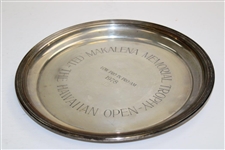 Chi Chi Rodriguez's 1978 Hawaiian Open Ted Makalena Memorial Trophy Plate - Pro-Am Low Pro