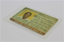 Chi Chi Rodriguez's Official 1988 Puerto Rico Driver's License